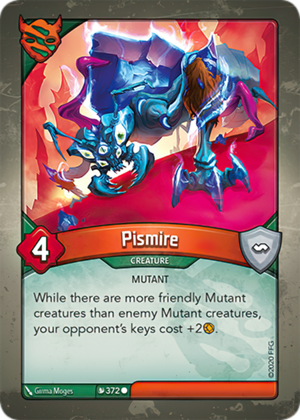 Pismire, a KeyForge card illustrated by Girma Moges