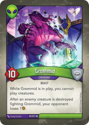 Grommid (Elders), a KeyForge card illustrated by Gong Studios