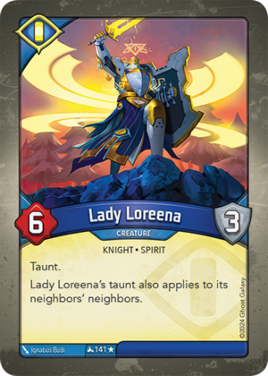 Lady Loreena, a KeyForge card illustrated by Spirit