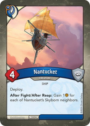 Nantucket, a KeyForge card illustrated by Scott Schomburg