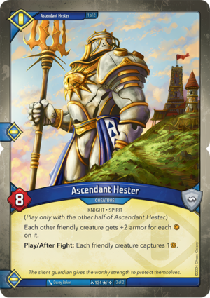 Ascendant Hester, a KeyForge card illustrated by Spirit