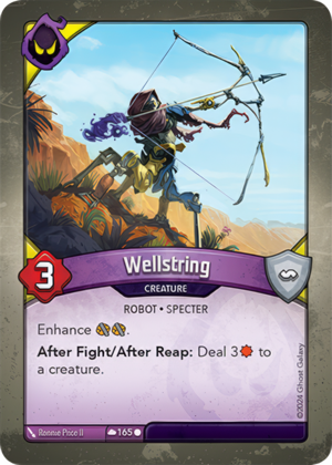 Wellstring, a KeyForge card illustrated by Ronnie Price II