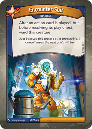 Encounter Suit, a KeyForge card illustrated by Hendry Iwanaga
