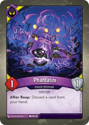 Phantasm, a KeyForge card illustrated by Specter