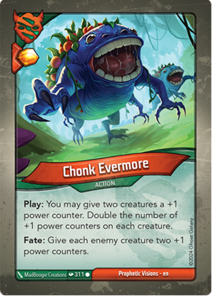 Chonk Evermore, a KeyForge card illustrated by MadBoogie Creations