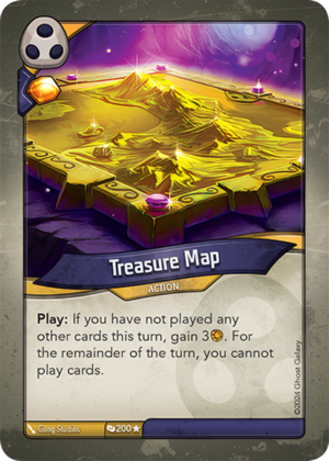 Treasure Map, a KeyForge card illustrated by Gong Studios