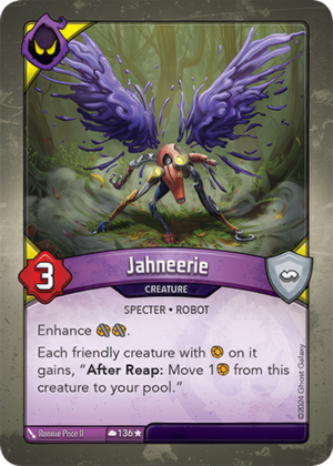 Jahneerie, a KeyForge card illustrated by Ronnie Price II