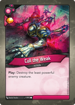 Cull the Weak
