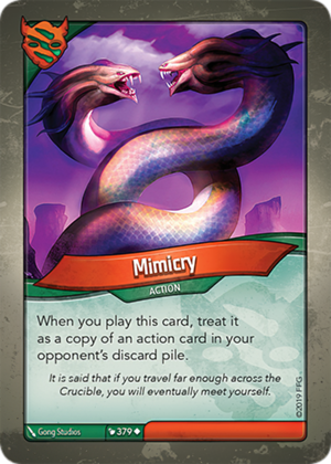 Mimicry Archon Arcana The Keyforge Wiki