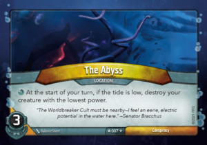 The Abyss, a KeyForge card illustrated by BalanceSheet