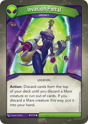 Invasion Portal (Elders), a KeyForge card illustrated by Caravan Studio