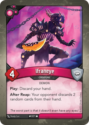 Ifraneye, a KeyForge card illustrated by Demon