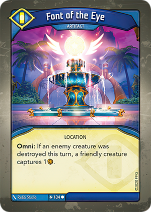 Font of the Eye, a KeyForge card illustrated by Radial Studio