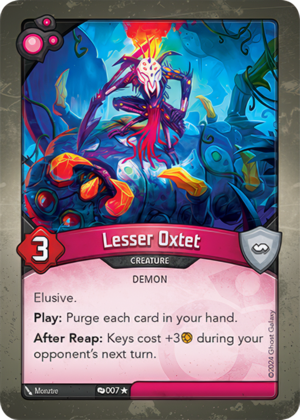 Lesser Oxtet, a KeyForge card illustrated by Demon