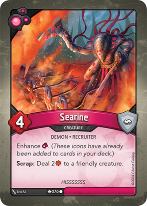 Searine, a KeyForge card illustrated by Demon