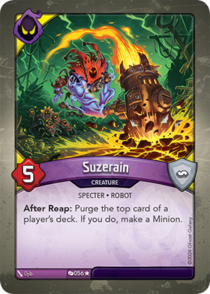 Suzerain, a KeyForge card illustrated by Specter