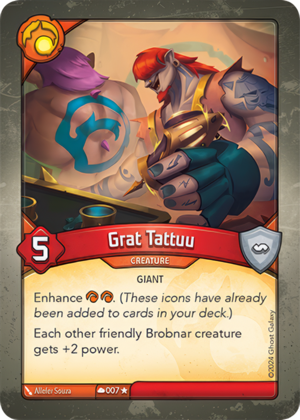 Grat Tattuu, a KeyForge card illustrated by Giant