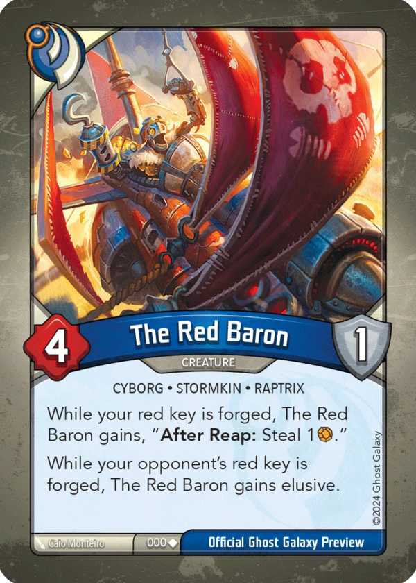 An example of a card from house Skyborn