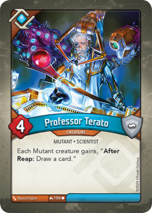 Professor Terato, a KeyForge card illustrated by Mutant